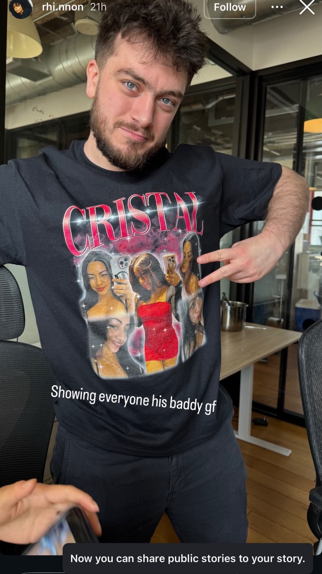 The CRISTAL tee